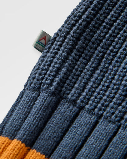 Campus Patch Cardigan - Rich Navy - Flatlay