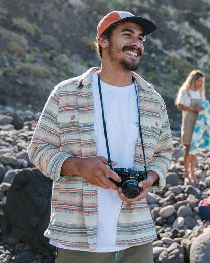 Island Twill Shirt - Birch Beach Stripe - Lifestyle