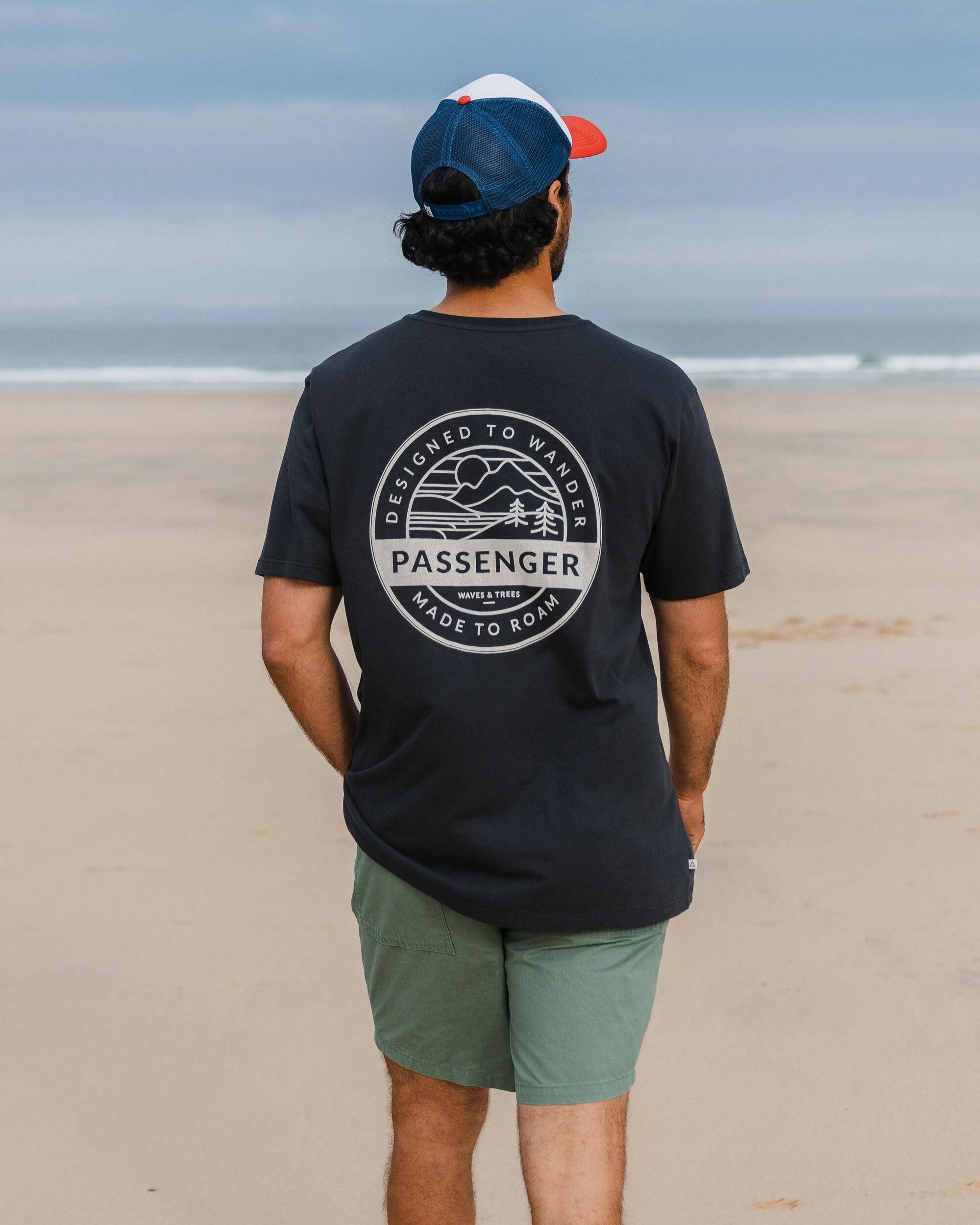 Odyssey Organic Cotton T-Shirt - Black - Lifestyle