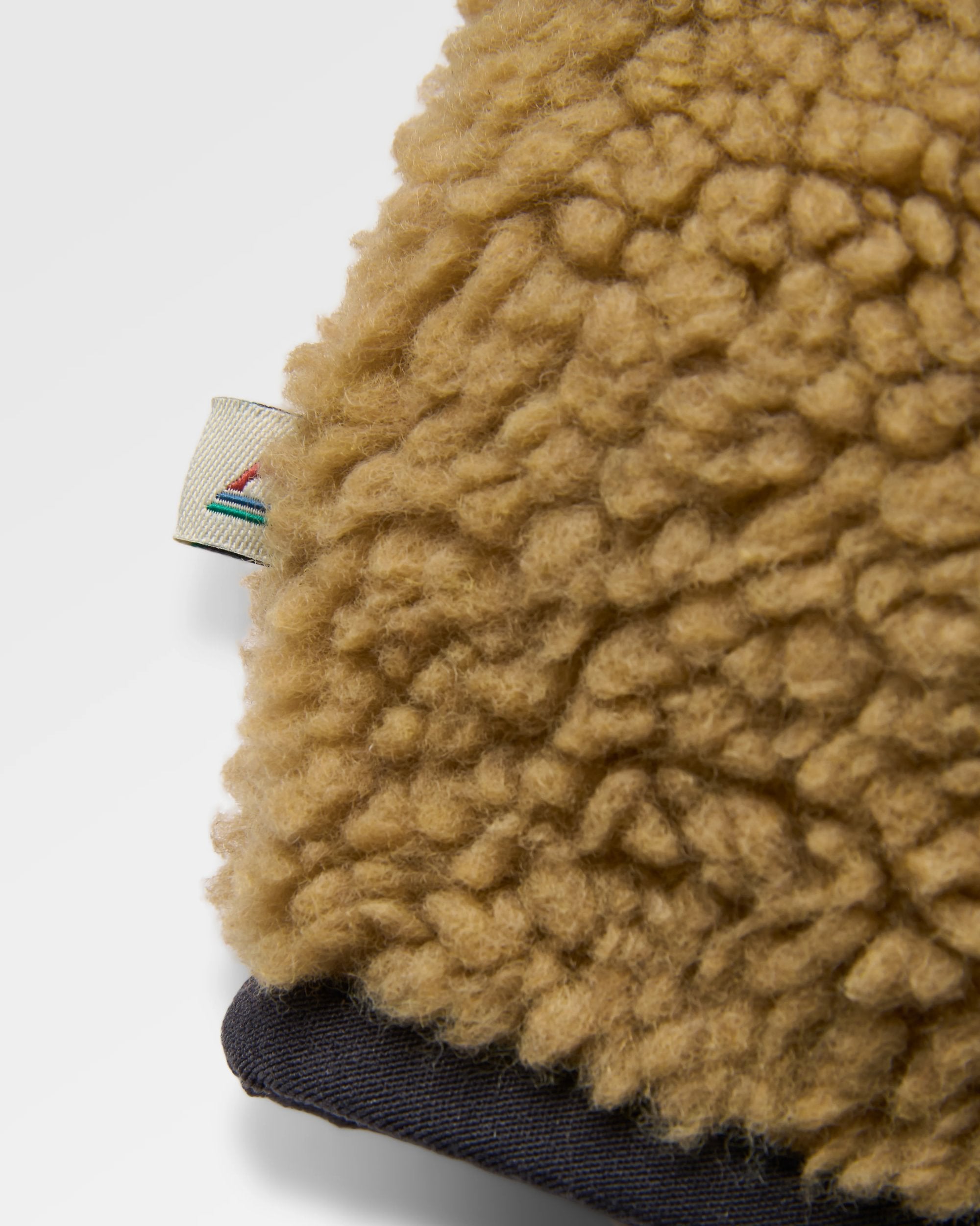 Trekker Recycled Deep-Pile Sherpa Fleece - Biscuit - Flatlay