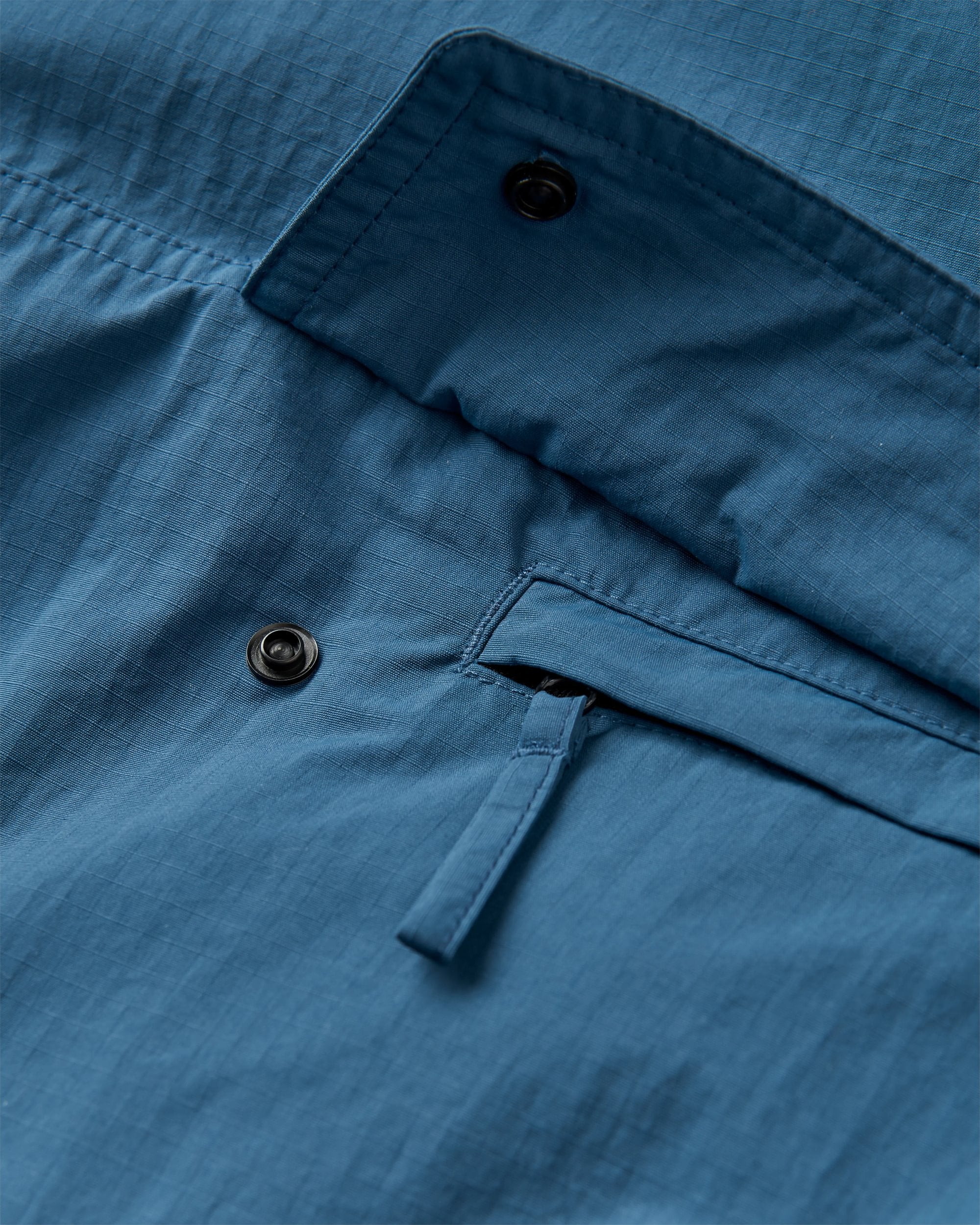 Seek Out Water Resistant Anorak - Dark Denim - Flatlay