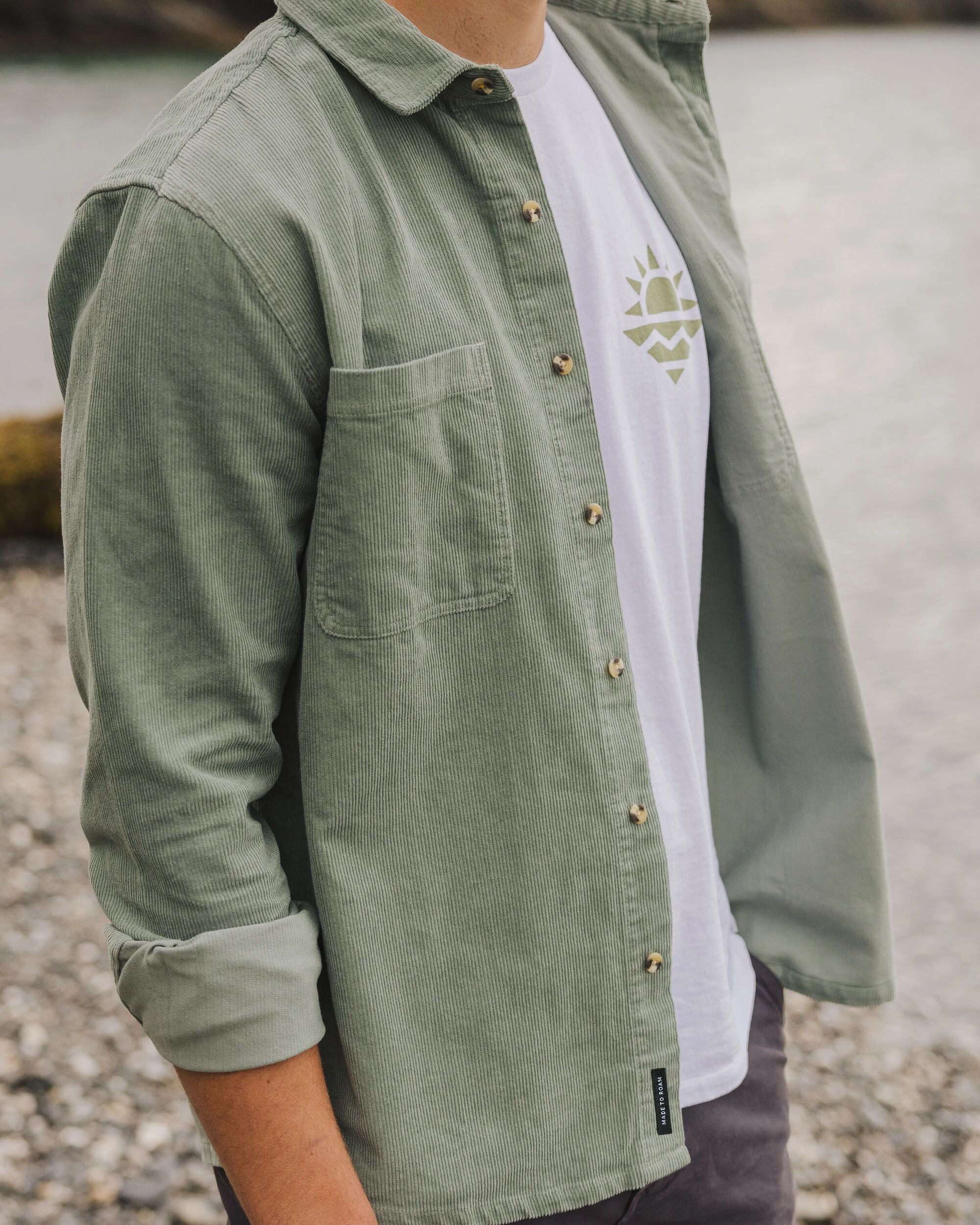 Backcountry Cord Shirt - Pistachio - Lifestyle