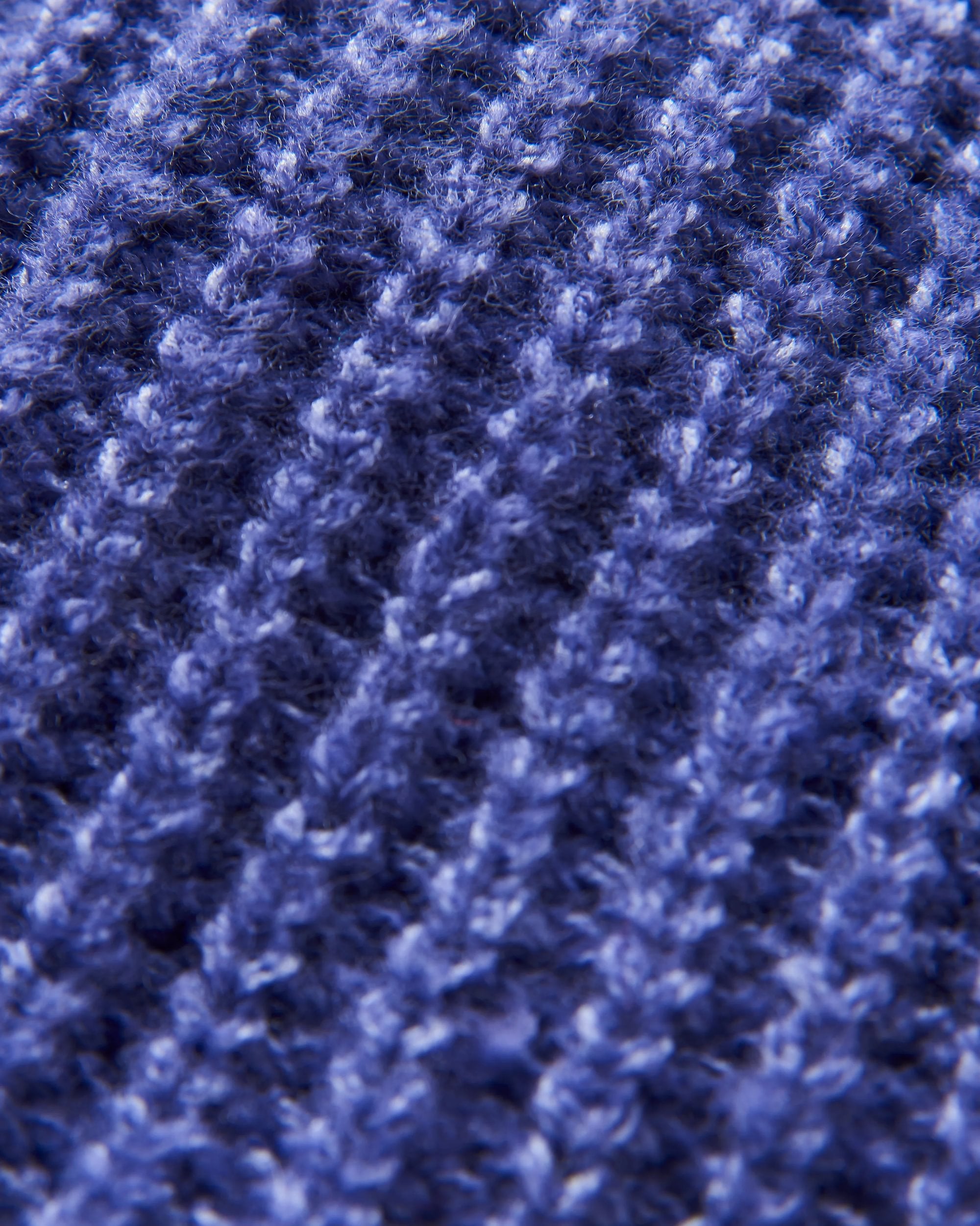 Redwood Sherpa Lined Beanie - Purple Indigo - Flatlay