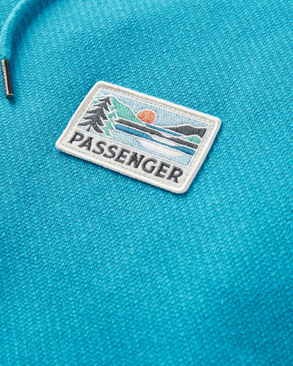 Sneak Organic Cotton Hoodie - Bluejay - Flatlay