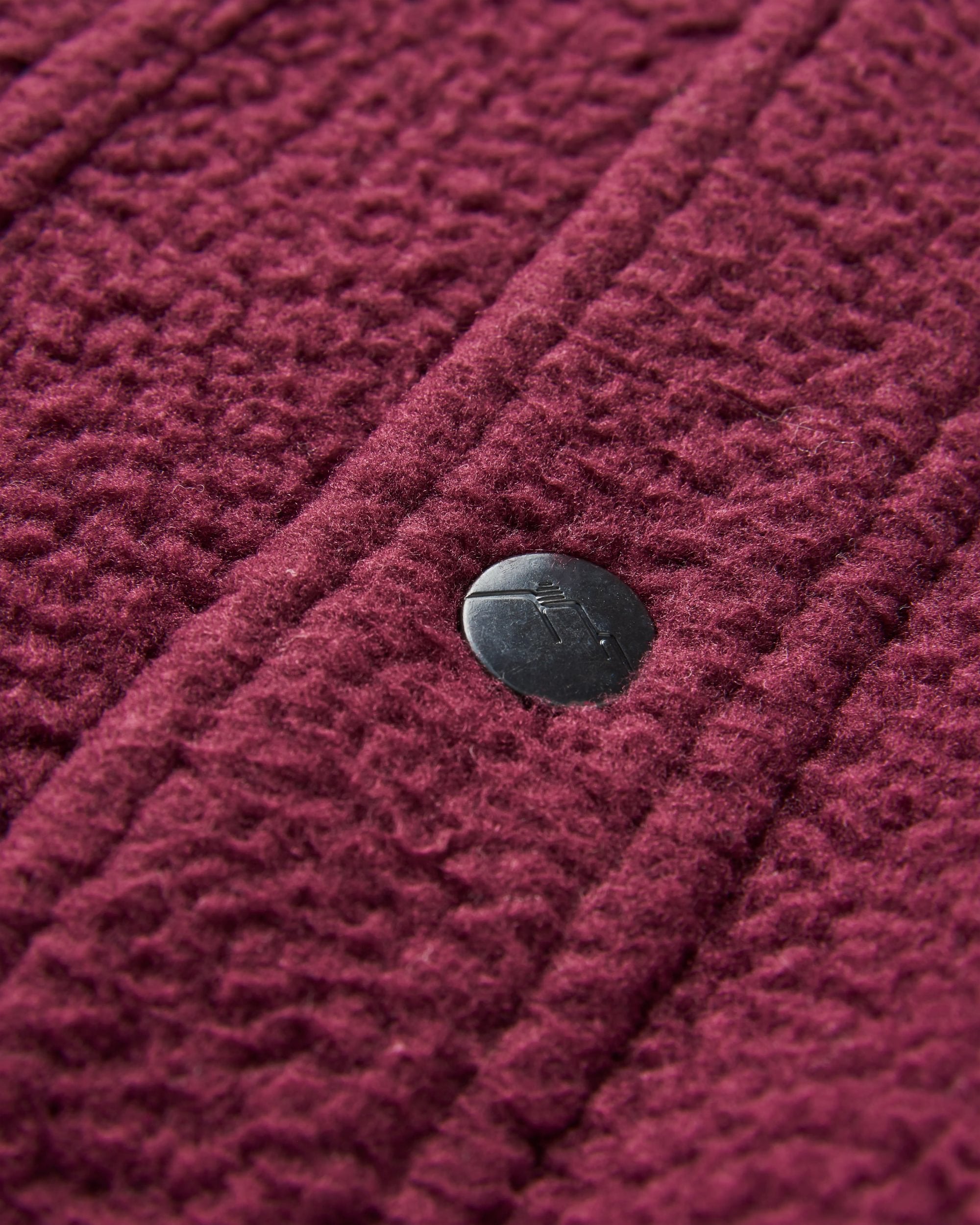 Backcountry Recycled Sherpa Fleece Shirt - Fig - Flatlay