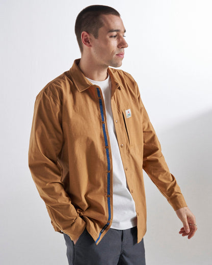 Traveller Stretch Shirt - Coconut - Studio Model