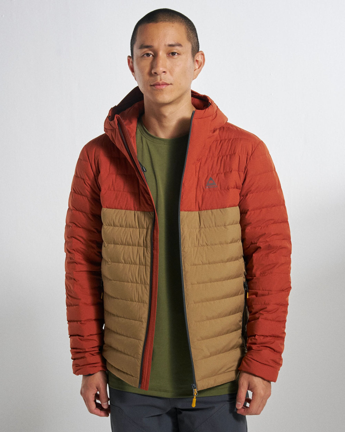Ashland Down Jacket - Dark Rust/Caramel - Studio Model