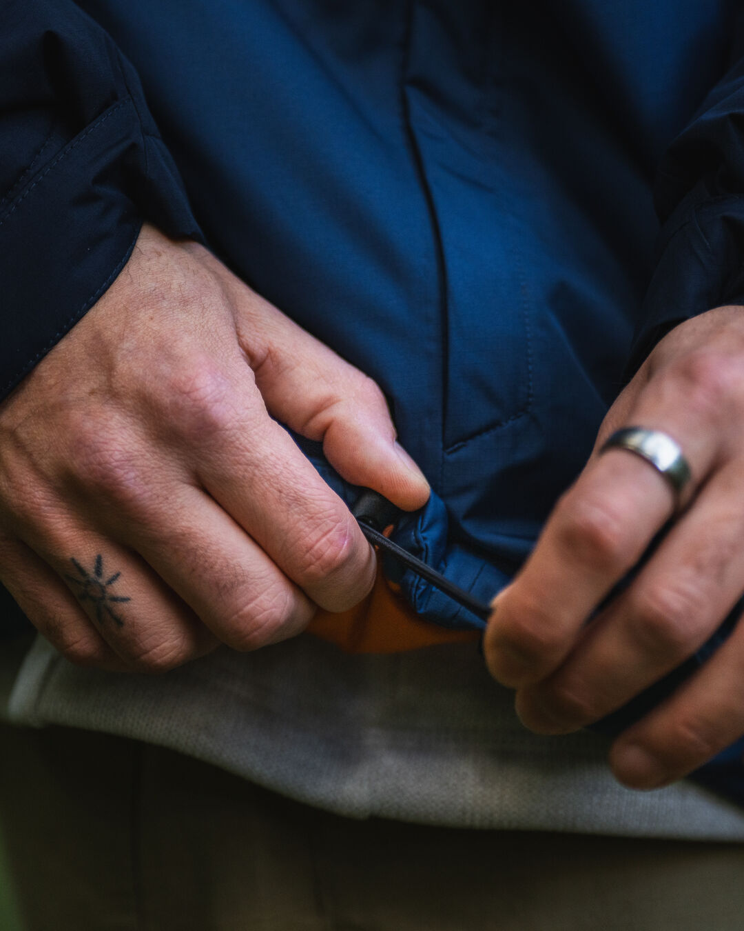 Shadow Thermore® Insulated Water Resistant Jacket - Dark Denim/ Deep Navy - Lifestyle