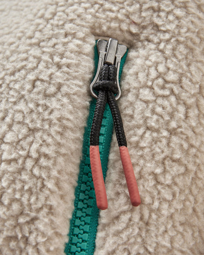 Home Sherpa Fleece - Oatmeal - Flatlay