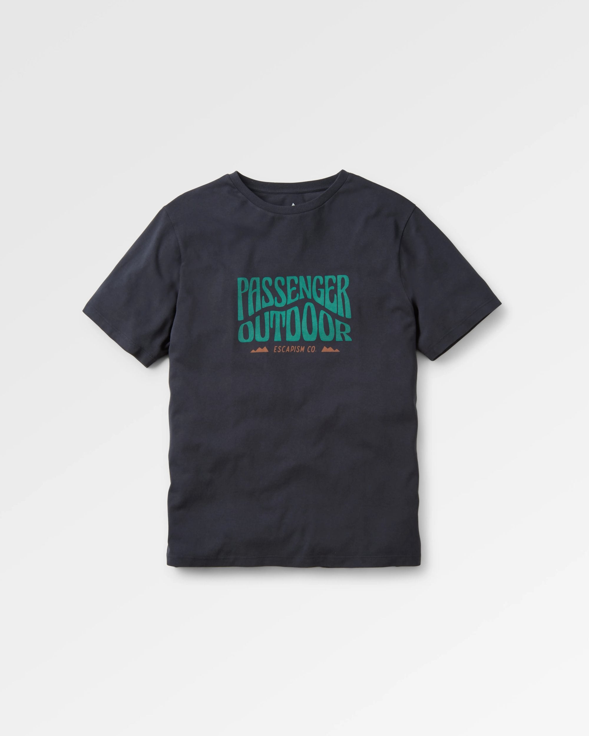 Yuca Recycled Cotton T-Shirt - Black - Flatlay