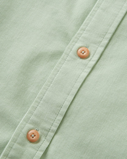 Backcountry Cord Light Shirt - Spearmint - Flatlay