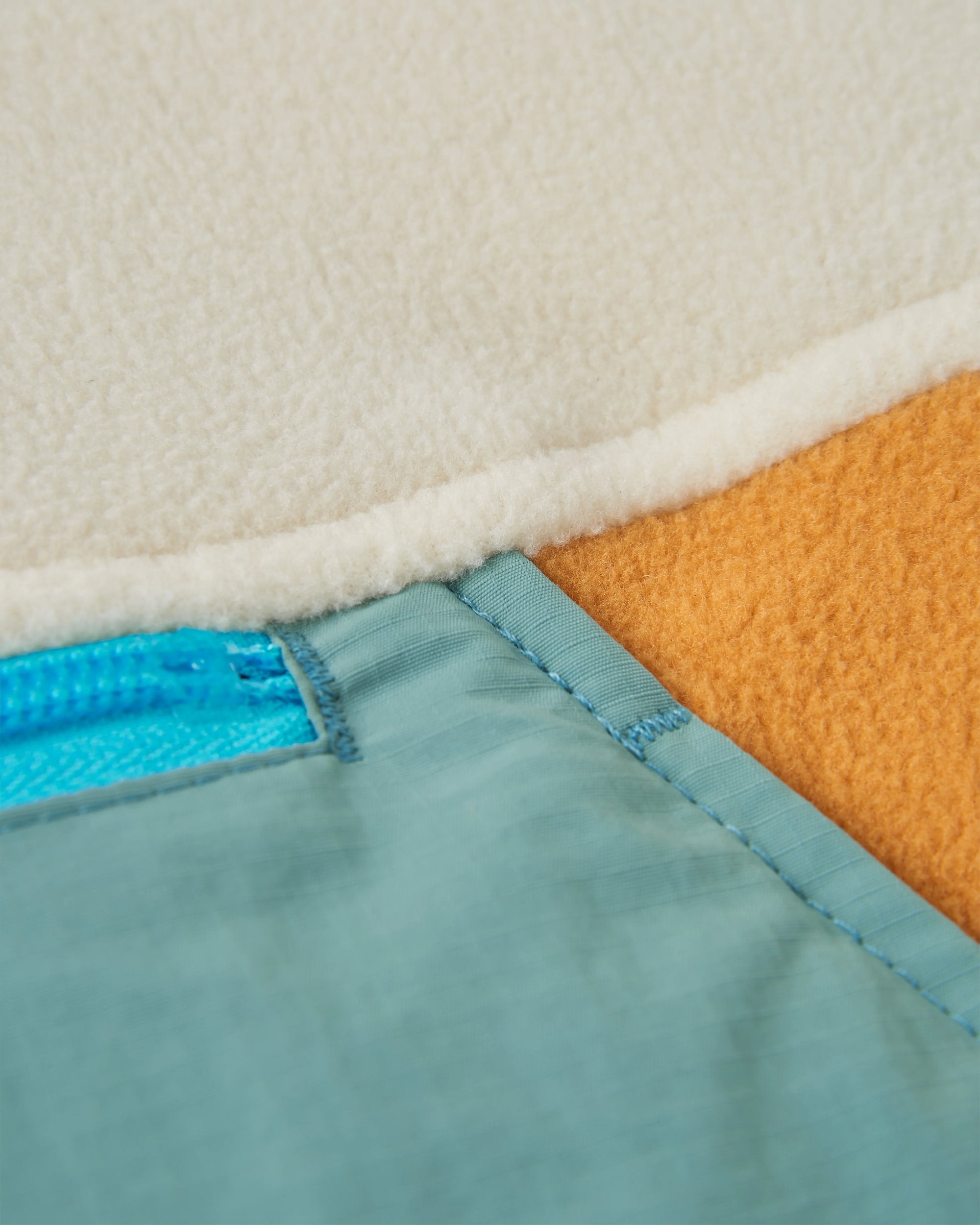 Alexander Recycled Hooded Polar Fleece - Birch - Flatlay