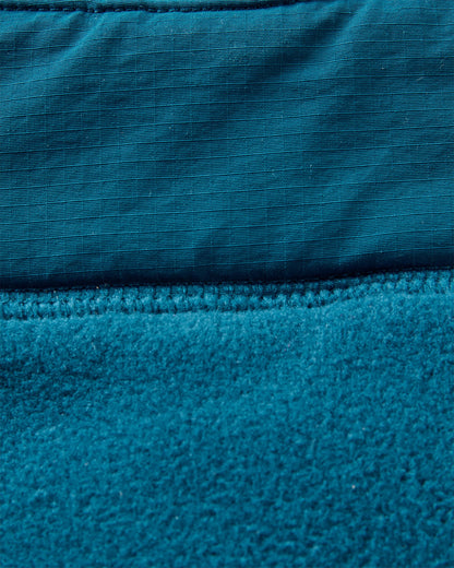 Snow Lodge Polartec® Hood - Tidal Blue - Flatlay