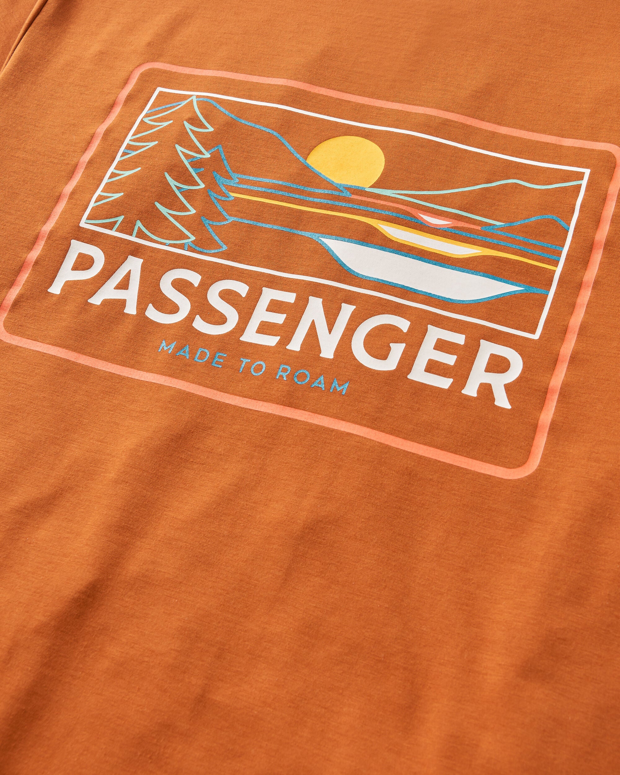 Roamer Men's Recycled Active T-Shirt - Glazed Ginger - Flatlay