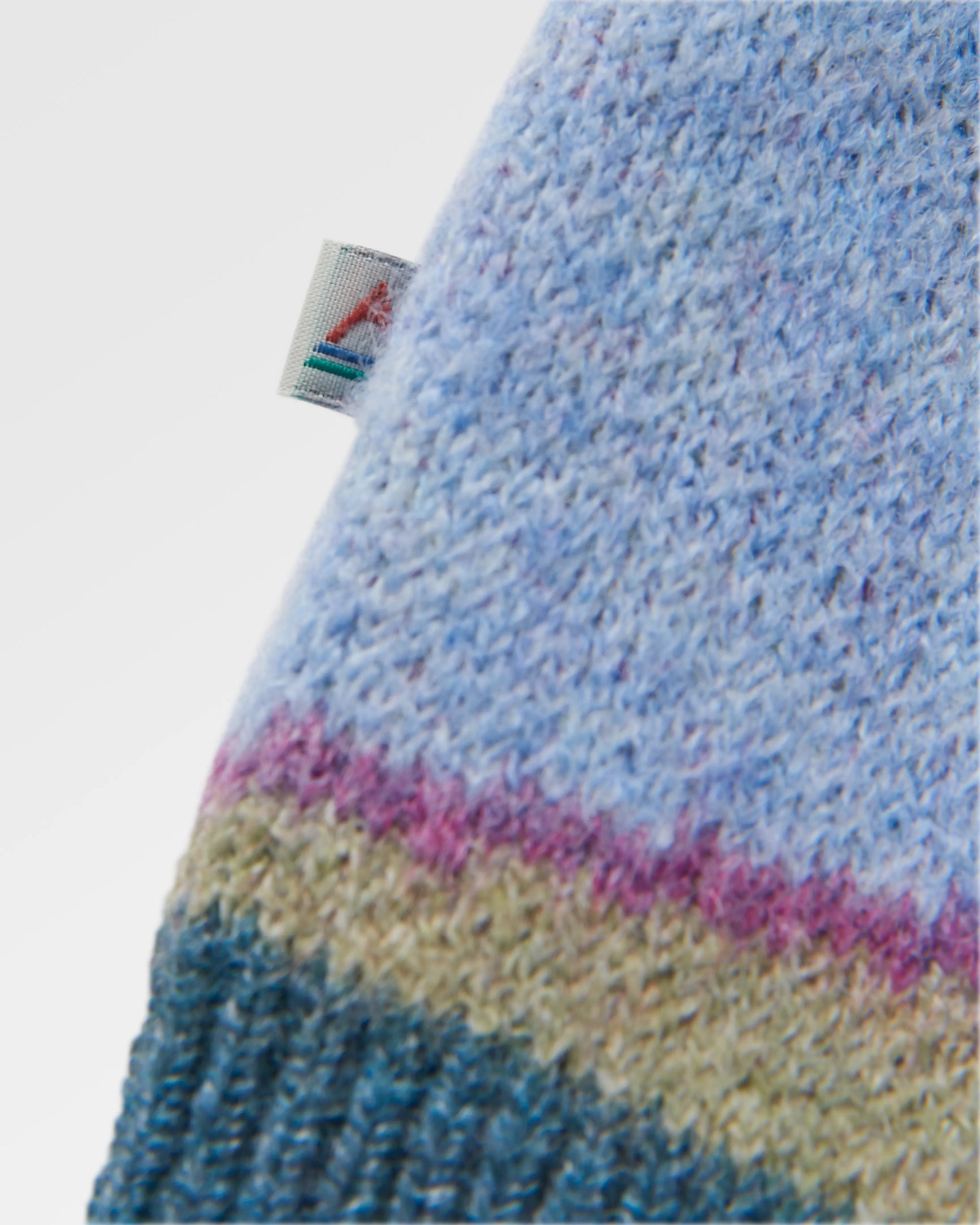 Vista Recycled Knitted Jumper - Rhubarb - Flatlay