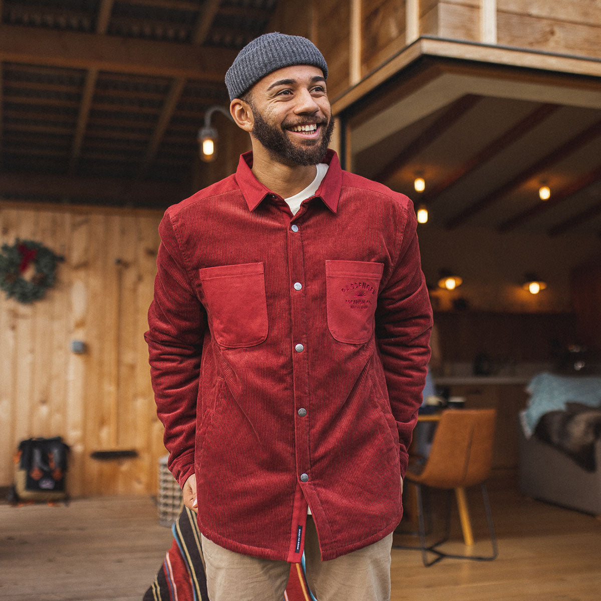 Kodiak Cord Shirt - Russet Brown