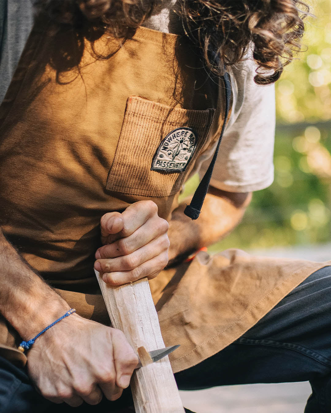 Yard Recycled Cotton Apron - Coconut