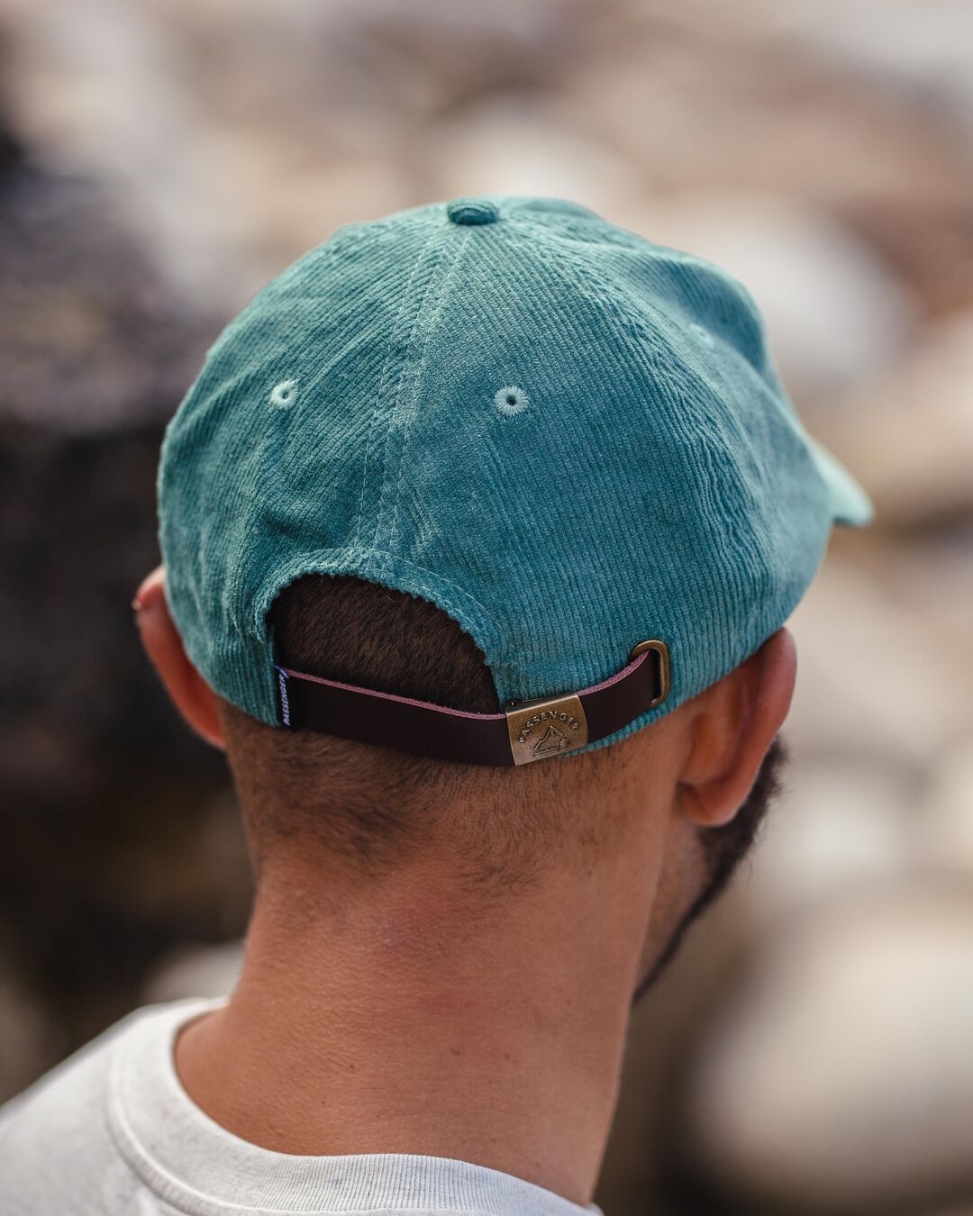 Male_Canopy Recycled Cord Snapback Cap - Deep Sea