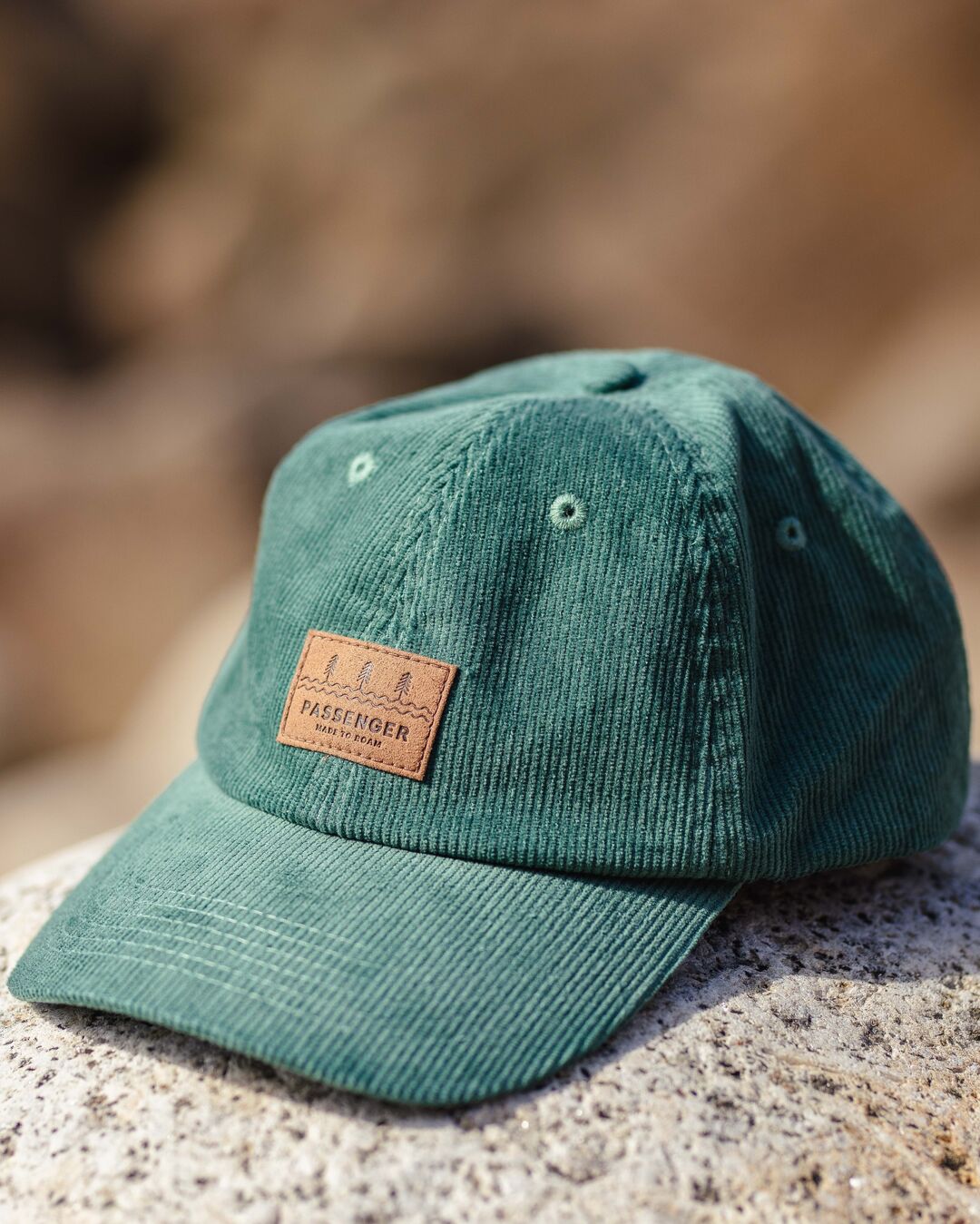 Canopy Recycled Cord Snapback Cap - Deep Sea