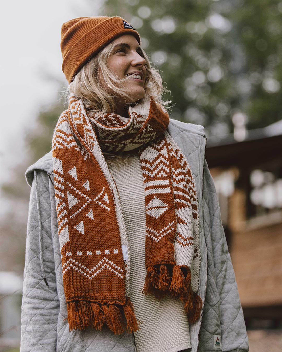 West Coast Recycled Acrylic Scarf Glazed Ginger – Passenger