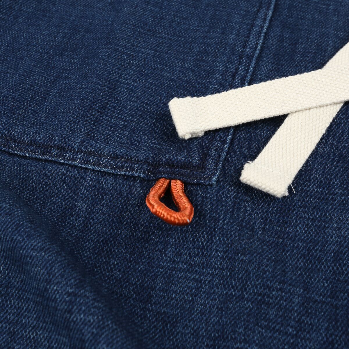 Organic Cotton Denim Apron - Dark Denim