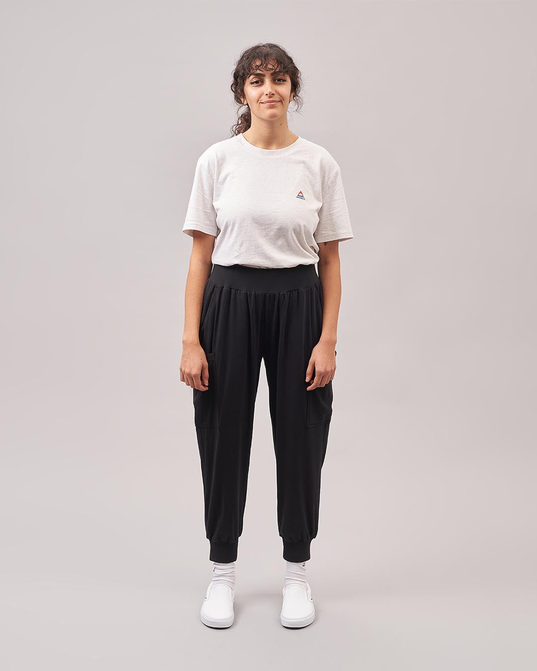 Day Dream Recycled Cotton Trouser - Black